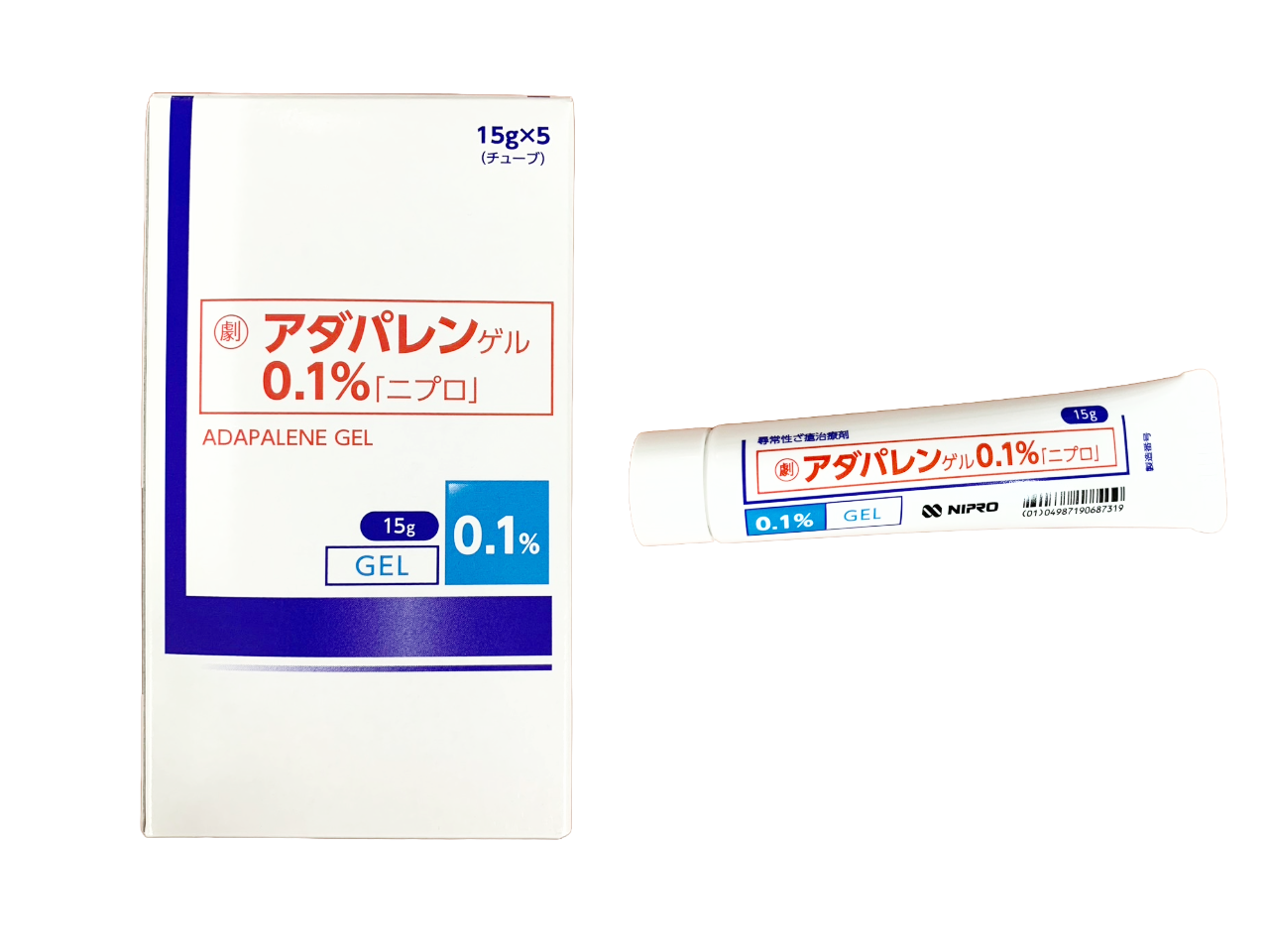 アダパレンゲル・クリーム0.1％「ニプロ」