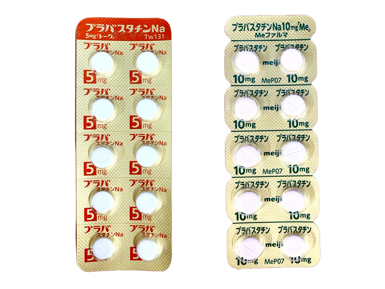 プラバスタチンNa錠5㎎「トーワ」/10㎎「Me」