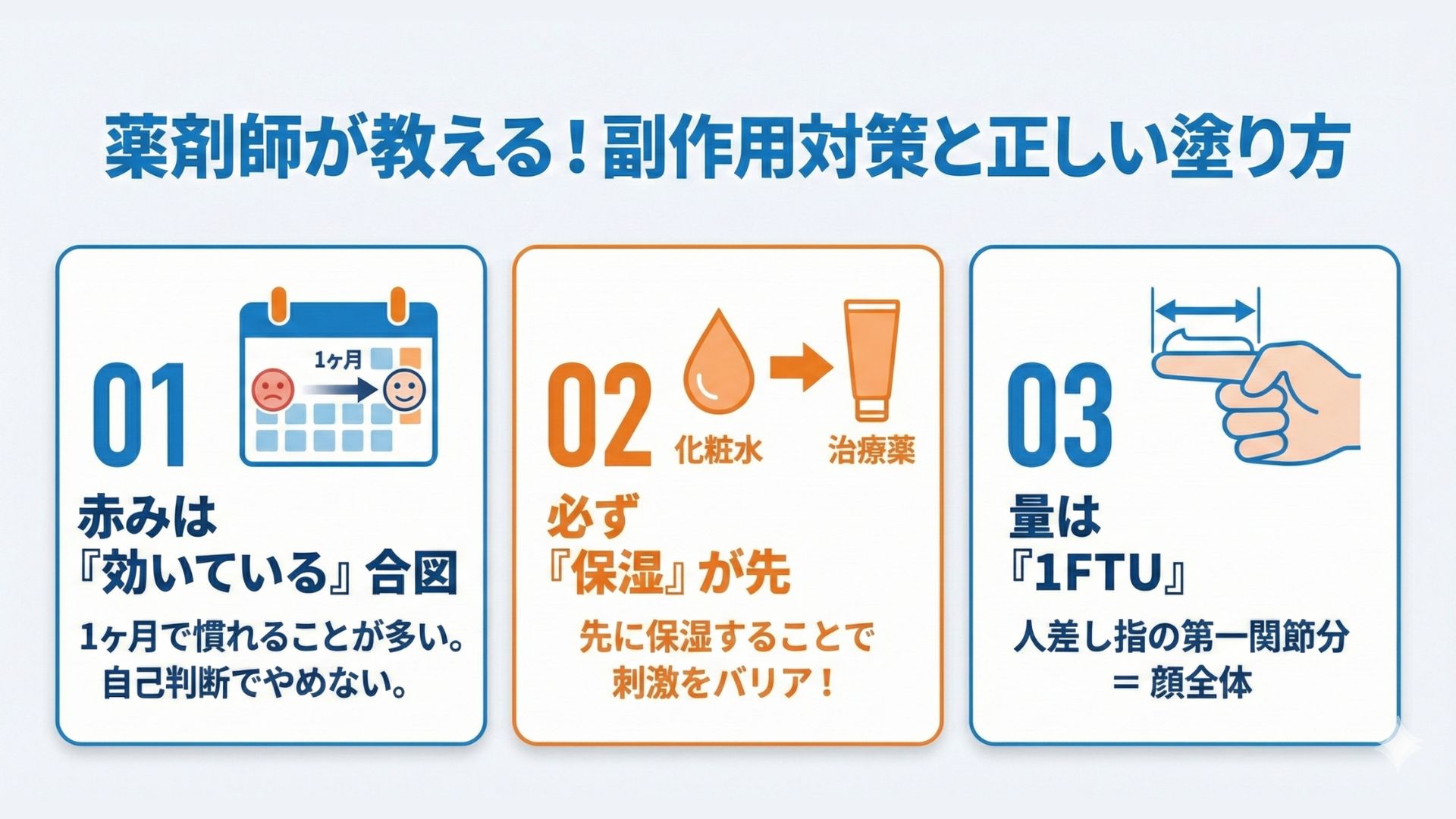 薬剤師が教える！副作用対策と正しい塗り方